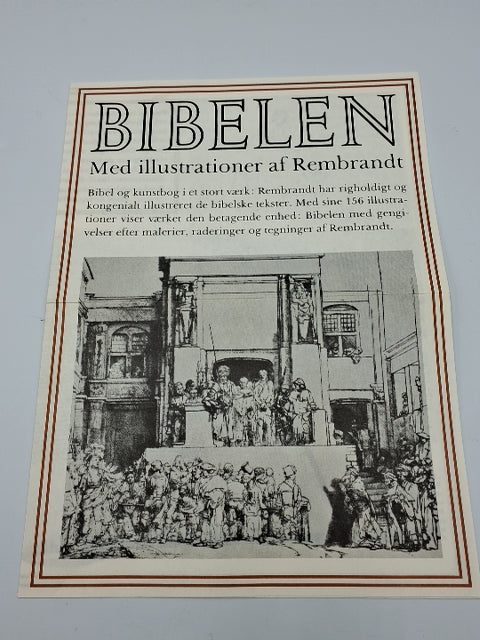 Biblen Illustrationer af Rembrandt